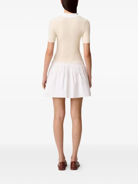 Claudie Pierlot collared mini dress - Neutrals
