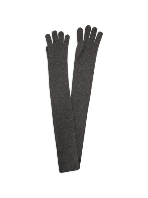 Max Mara Timor long gloves - Grey - zdjęcie produktu nr 1