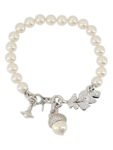 Vivienne Westwood pearl charm necklace - White - zdjęcie produktu nr 1