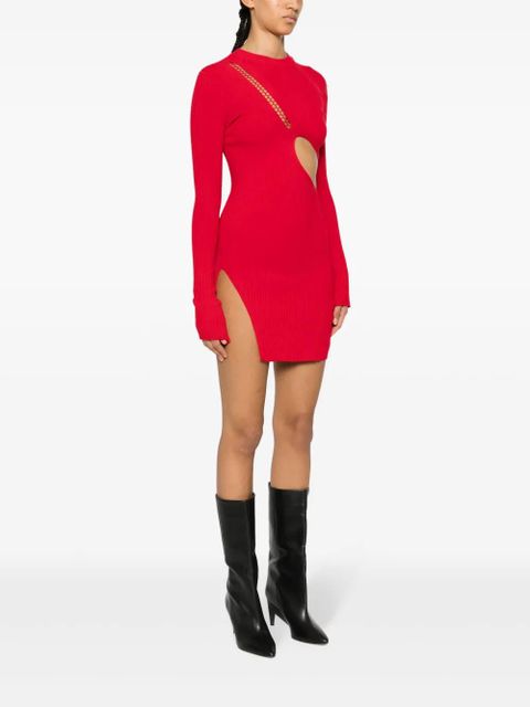 The Attico cut-out mini dress - Red - zdjęcie produktu nr 2