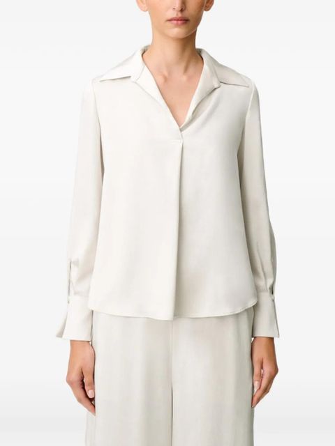 Claudie Pierlot spread-collar blouse - Neutrals