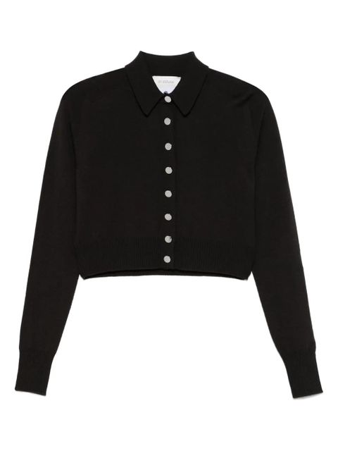 Sportmax virgin wool polo top - Black - zdjęcie produktu nr 1