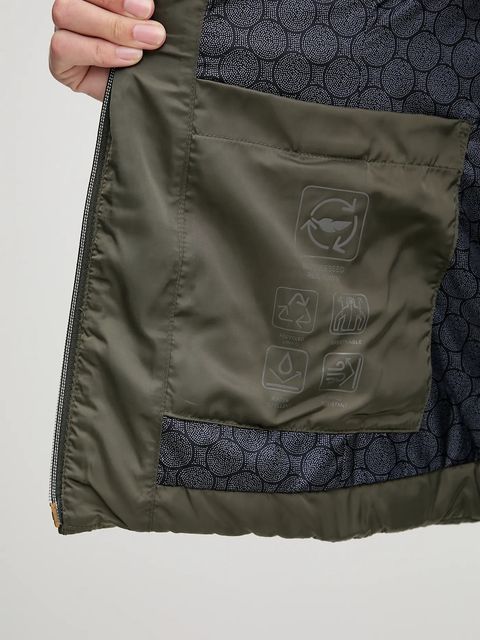 Geox kurtka puchowa BETTANIE kolor zielony zimowa W5626T T3122 - zdjęcie produktu nr 2