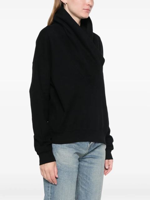 Saint Laurent cotton sweatshirt - Black