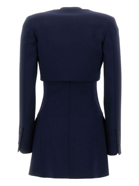 Off-White belted blazer - Blue - zdjęcie produktu nr 2