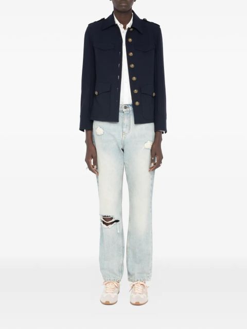 Zadig&Voltaire Veraman buttoned jacket - Blue - zdjęcie produktu nr 2
