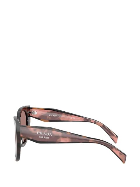 Prada tortoiseshell-effect sunglasses - Brown