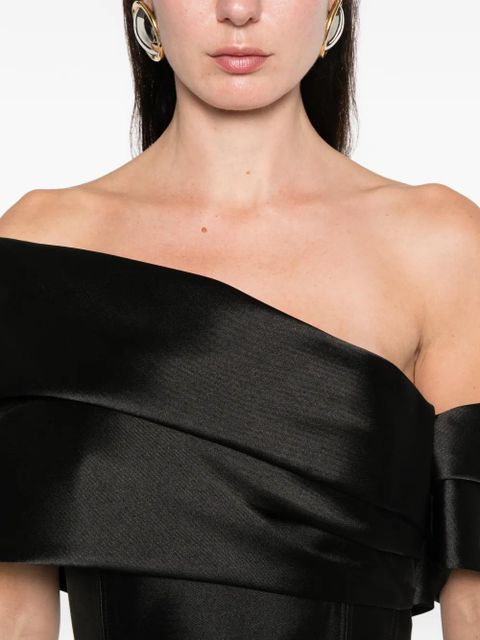 Solace London Mirla midi dress - Black