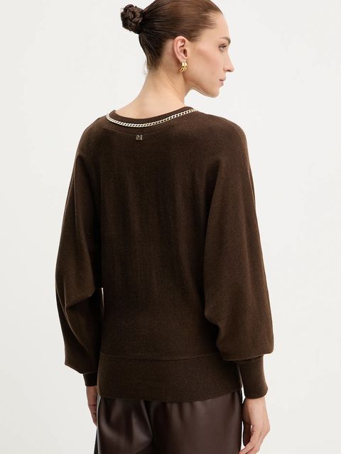 Marciano by Guess sweter z dodatkiem wełny ABEL damski kolor brązowy 5BGR02 5782Z - zdjęcie produktu nr 2