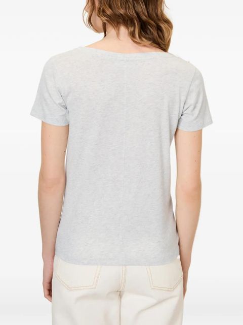 American Vintage Gamipy V-neck T-shirt - Grey