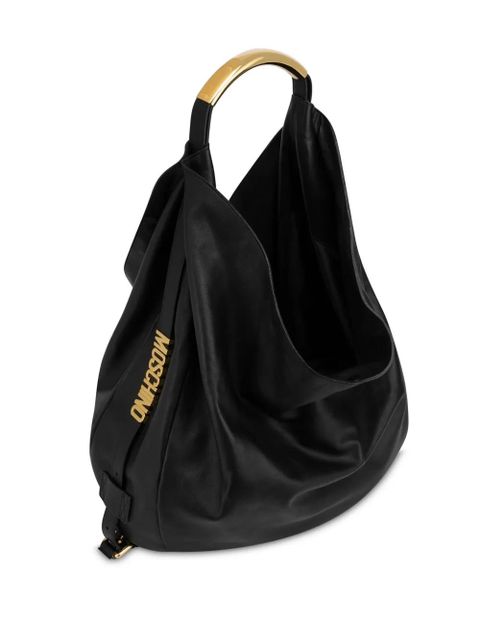 Moschino large Handle Me shoulder bag - Black