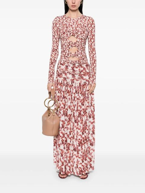ISABEL MARANT Gwendy maxi skirt - Pink