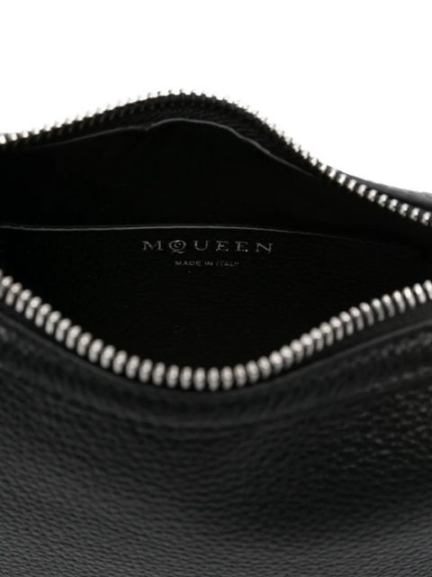 Alexander McQueen T-Bar leather shoulder bag - Black