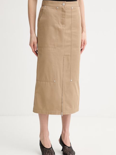 MSGM spódnica z rozcięciem bawełniana - zdjęcie produktu nr 1