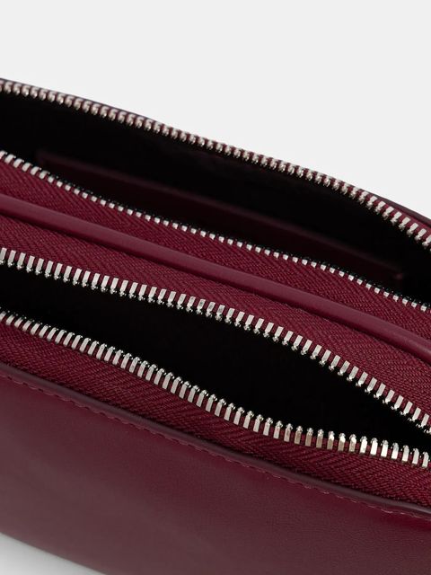 Calvin Klein torebka kolor bordowy LV04F3165G