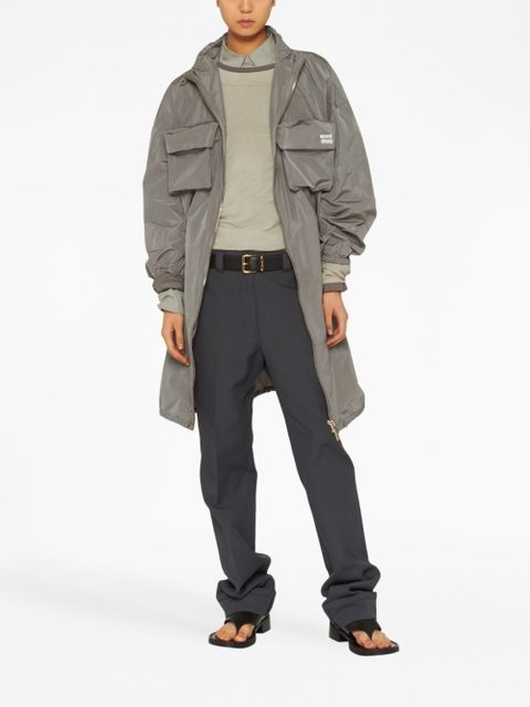 Miu Miu straight-leg trousers - Grey