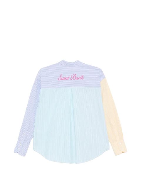MC2 Saint Barth striped long-sleeve shirt - Blue - zdjęcie produktu nr 2