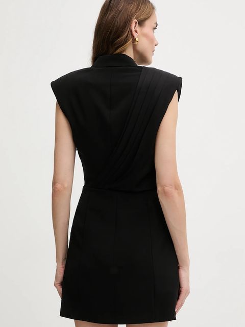 Karl Lagerfeld sukienka kolor czarny mini dopasowana B1W13051