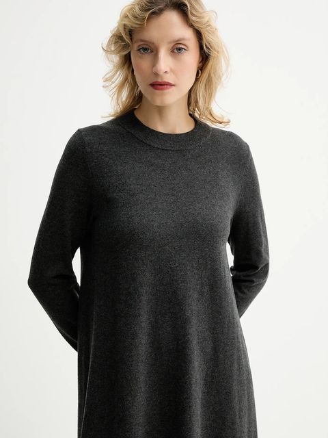 Marc O'Polo sukienka kolor szary mini prosta 5000007314