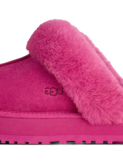 UGG Disquette fur-trim slippers - Pink