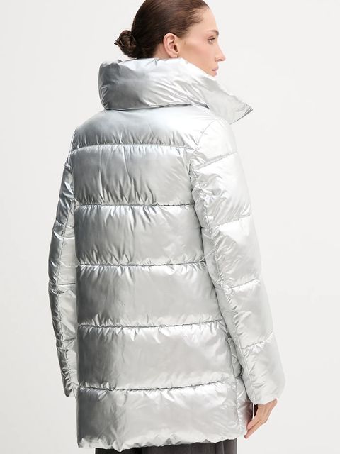 Save The Duck kurtka GERDA kolor srebrny zimowa D42381W.ICED21