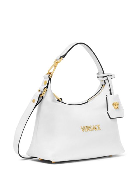 Versace Tag Hobo bag - White