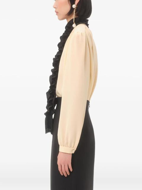 Valentino Garavani crepe de chine shirt - Neutrals - zdjęcie produktu nr 2