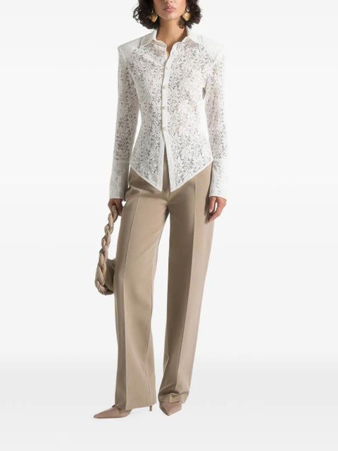 Manière De Voir Sila lace buttoned shirt - White - zdjęcie produktu nr 2