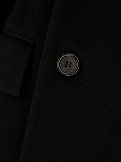 Saint Laurent double-breasted coat - Black