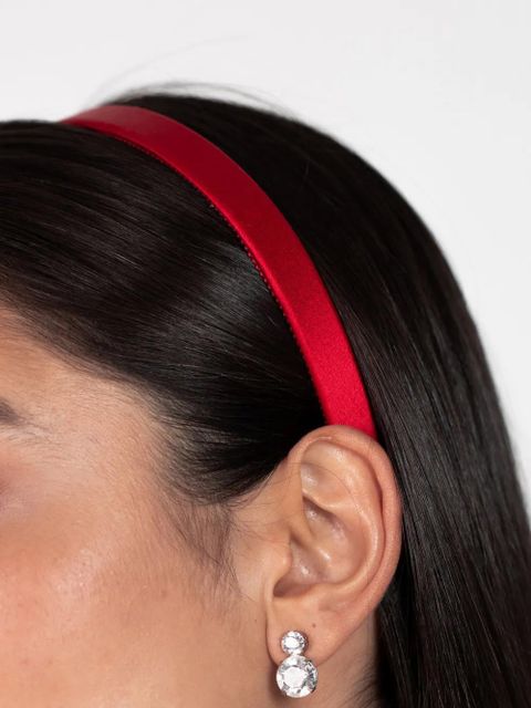 Jennifer Behr Lucy silk headband - Red