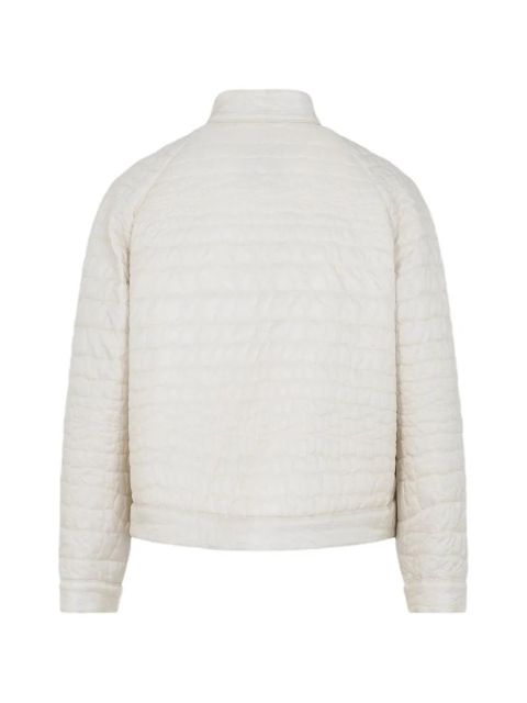 Moncler quilted zip jacket - Neutrals - zdjęcie produktu nr 2