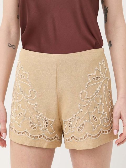 Twinset szorty lniane
