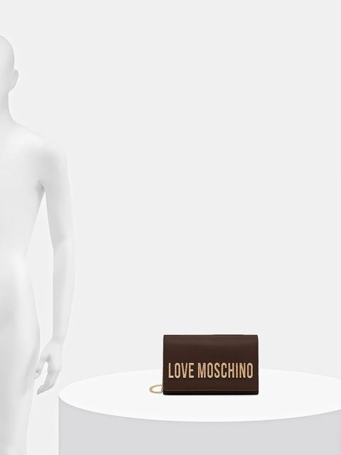Love Moschino torebka kolor brązowy JC4121PP0NKD031A