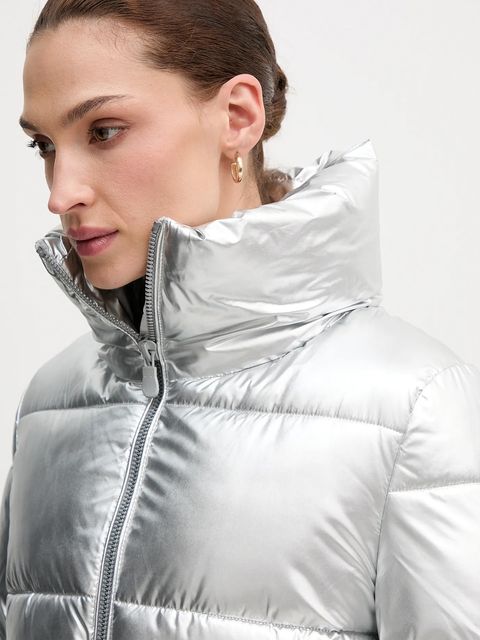 Save The Duck kurtka GERDA kolor srebrny zimowa D42381W.ICED21