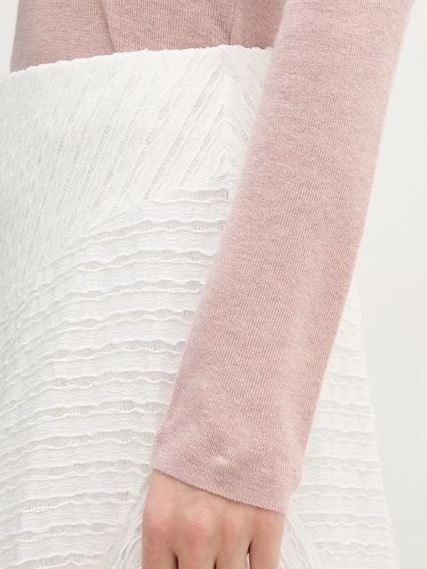 Pedro del Hierro sweter z domieszką wełny damski kolor różowy lekki 3512923 - zdjęcie produktu nr 2