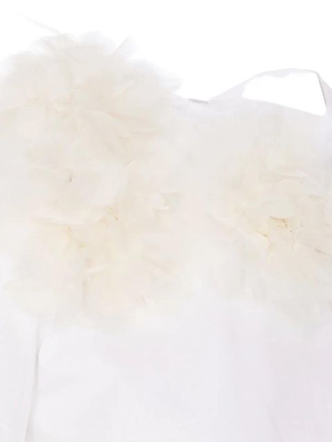 Max Mara floral-appliqué t-shirt - White - zdjęcie produktu nr 2