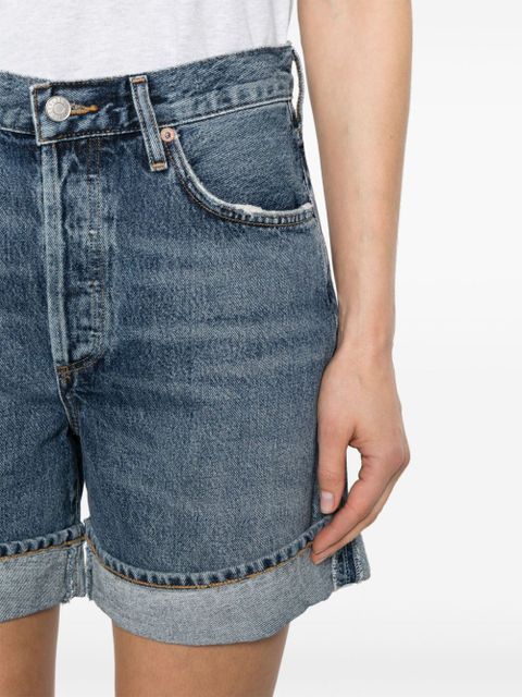 AGOLDE Dame denim shorts - Blue