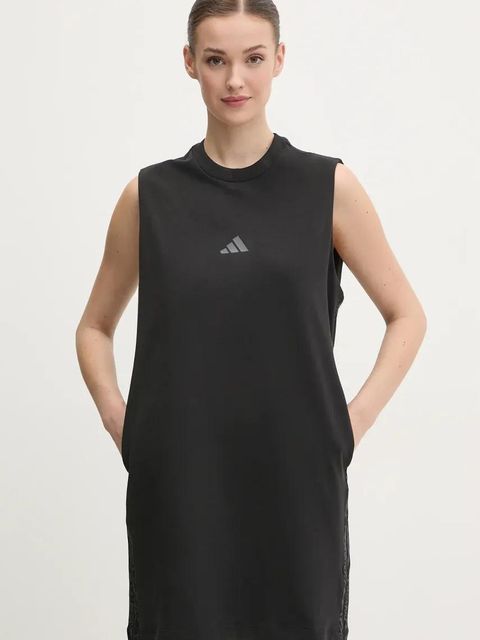 adidas sukienka W AOP Blur kolor czarny mini prosta JG6226 - zdjęcie produktu nr 1