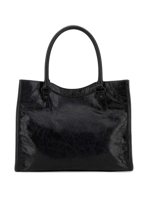 Balenciaga mini Le City leather tote bag - Black - zdjęcie produktu nr 2