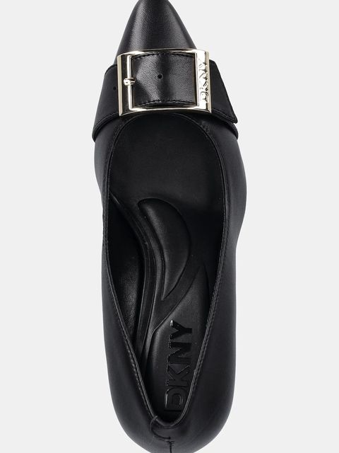 Dkny szpilki skórzane Nashbrook kolor czarny K3544717