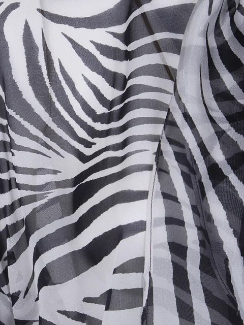 Max Mara Ballata zebra-print shirt - White