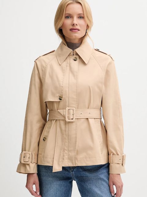 Guess kurtka RAPHAELLE damski kolor beżowy przejściowa W5YL01 WHDF1 - zdjęcie produktu nr 1