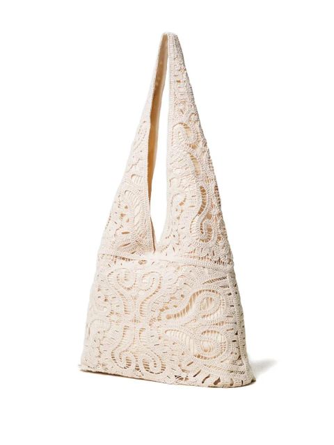 TWINSET Ventotene crochet shoulder bag - Neutrals - zdjęcie produktu nr 2