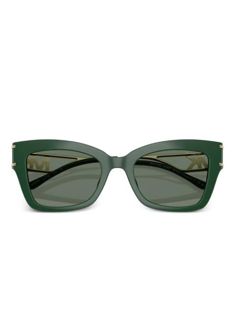 Michael Kors logo-plaque sunglasses - Green