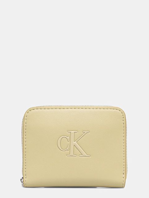 Calvin Klein portfel damski kolor beżowy LV04F1026G - zdjęcie produktu nr 1