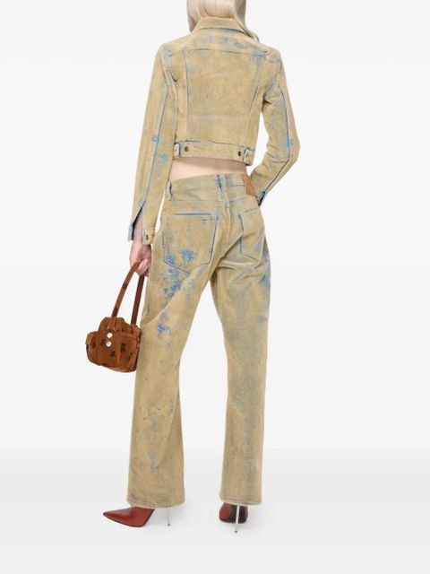 Acne Studios textured denim jacket - Neutrals