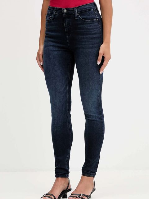 Tommy Jeans jeansy damskie kolor granatowy DW0DW21802 - zdjęcie produktu nr 1