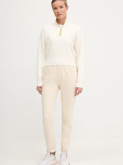 The North Face sweter z dodatkiem wełny kolor beżowy z półgolfem NF0A8E79QLI1 - zdjęcie produktu nr 2