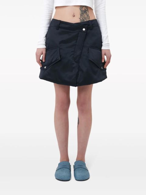 JW Anderson A-line cargo miniskirt - Blue