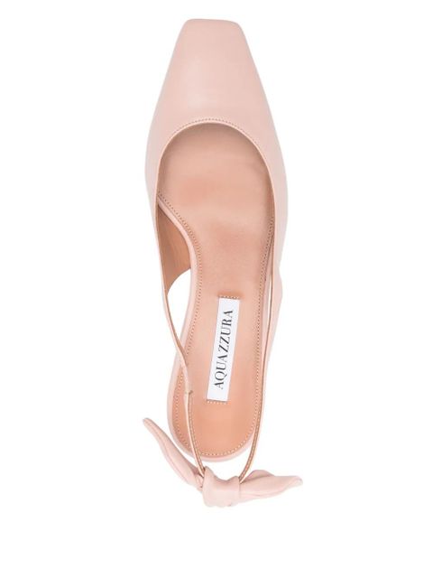 Aquazzura Very Bow Tie ballerinas - Pink